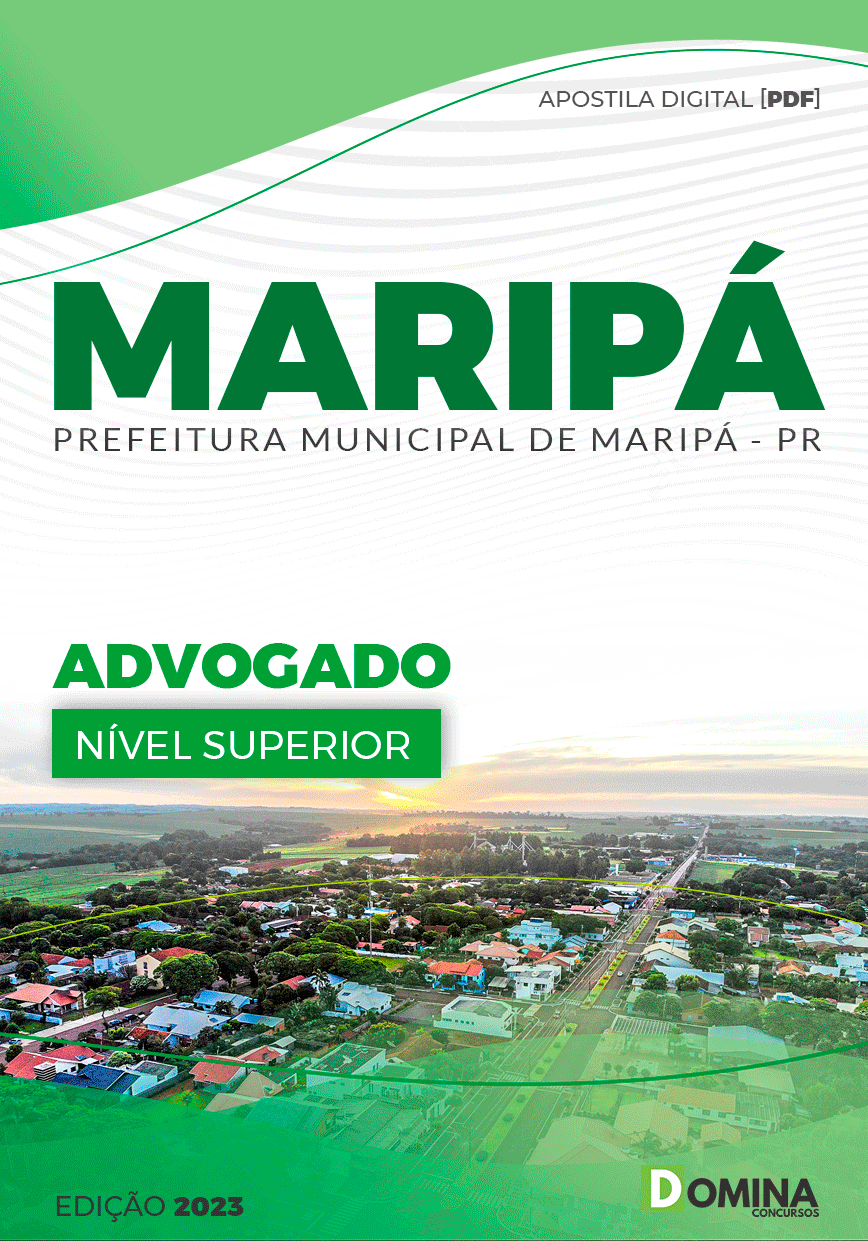 Apostila Concurso Pref Maripá PR 2023 Advogado
