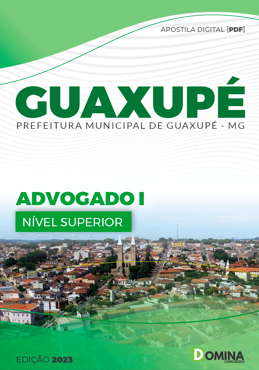 Apostila Concurso Pref Guaxupé MG 2023 Advogado I