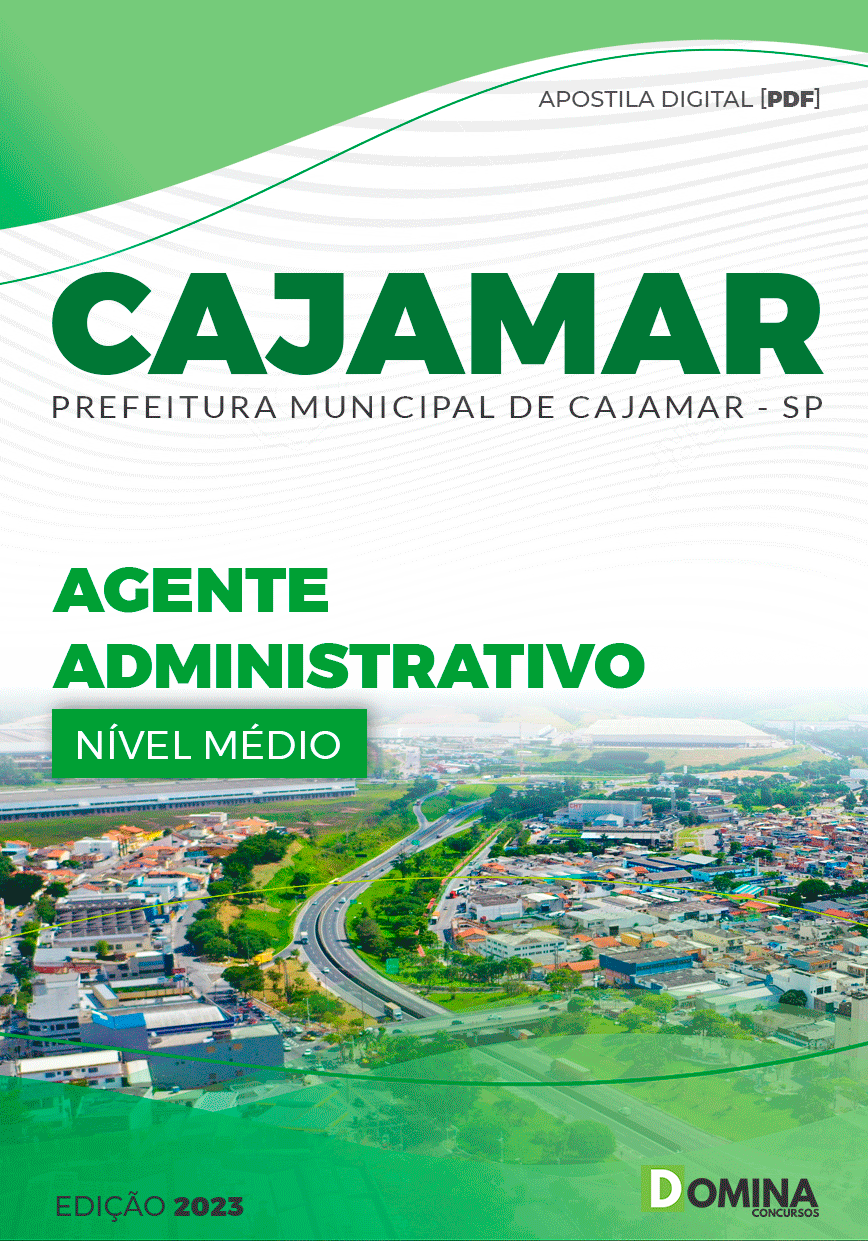 Apostila Pref Cajamar SP 2023 Agente Administrativo