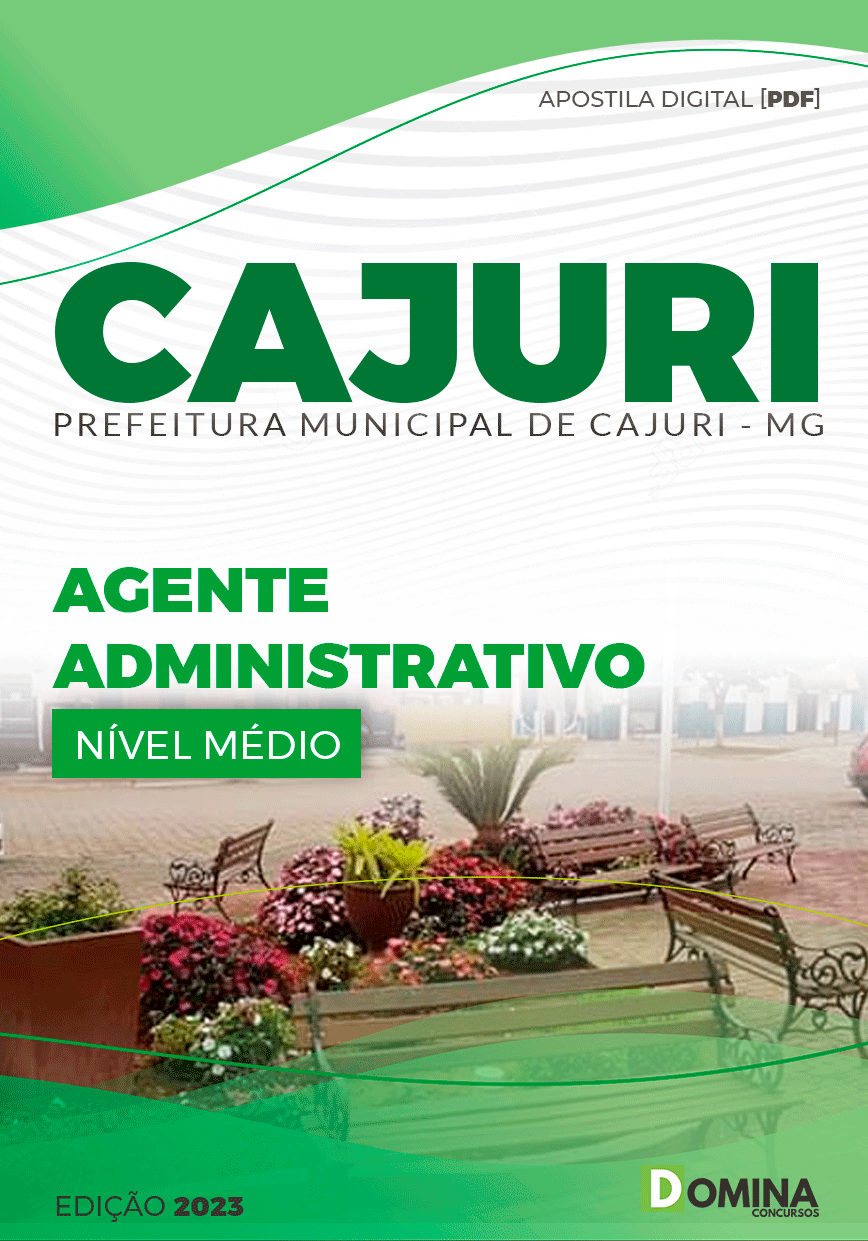 Apostila Concurso Pref Cajuri MG 2023 Agente Administrativo