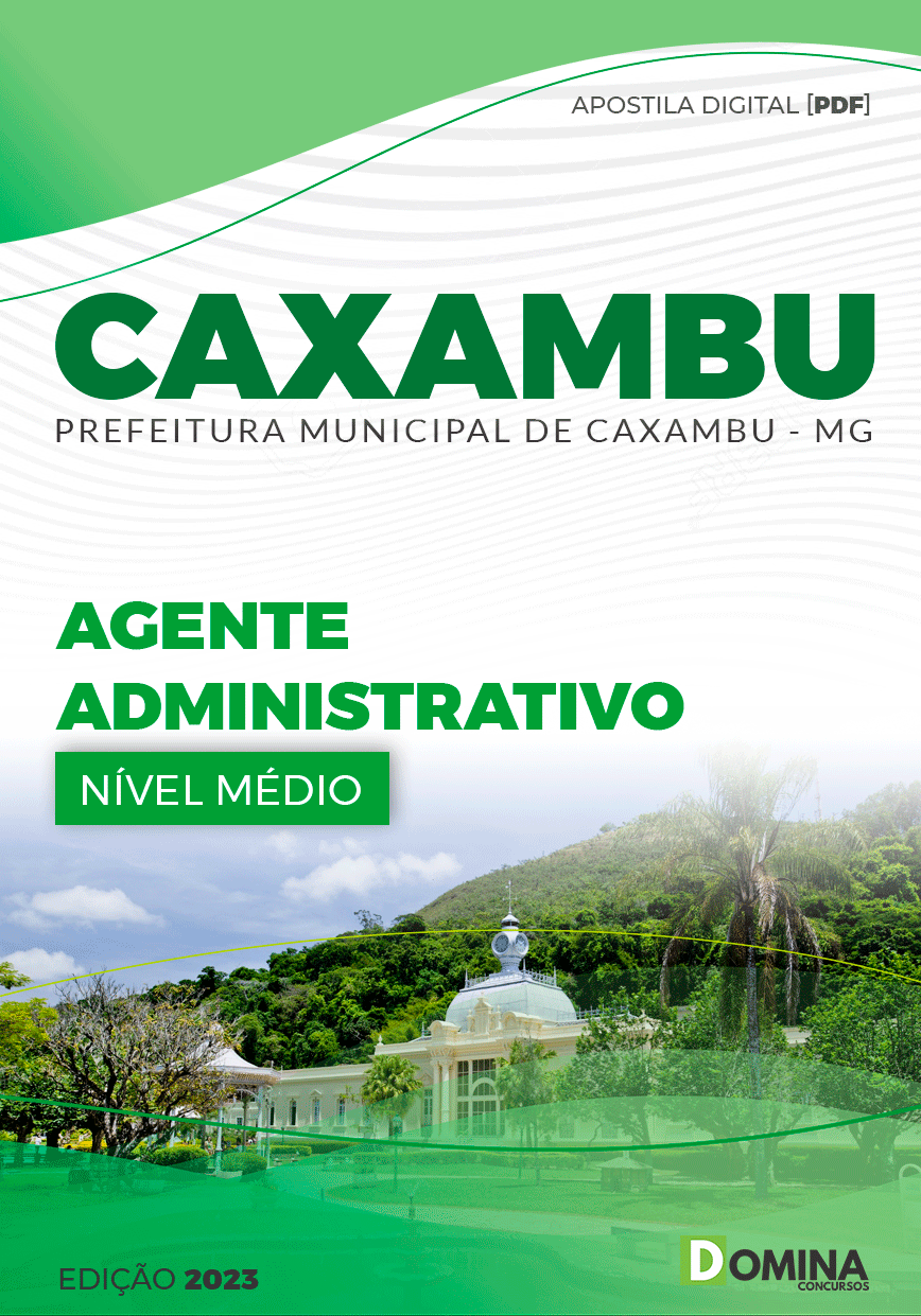 Apostila Pref Caxambu MG 2023 Agente Administrativo