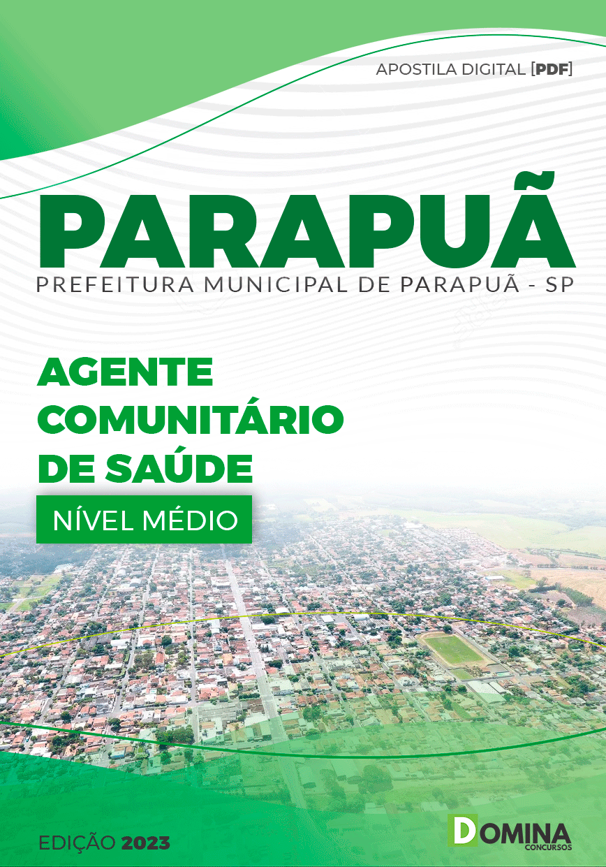 Apostila Pref Parapuã SP 2023 Agente Comunitário Saúde