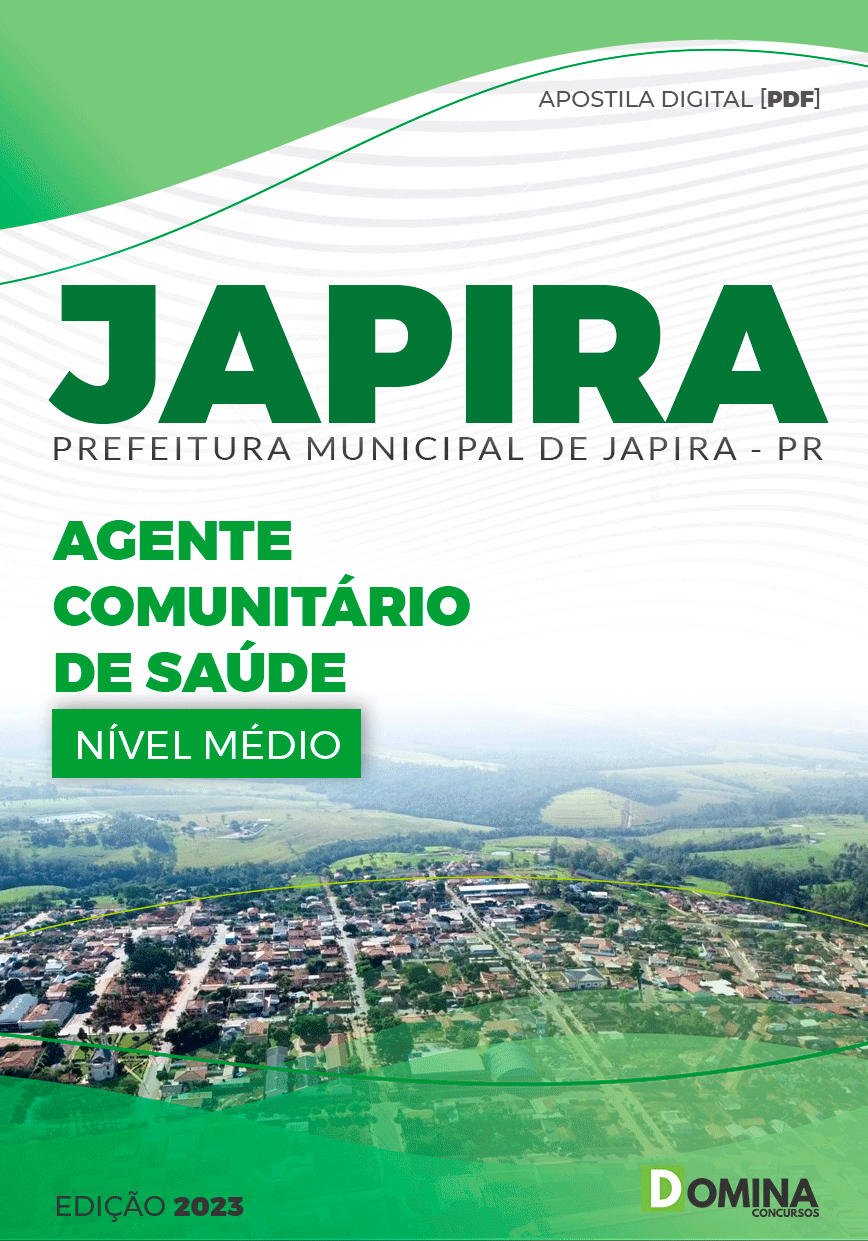 Apostila Concurso Pref Japira PR 2023 Agente Comunitário Saúde