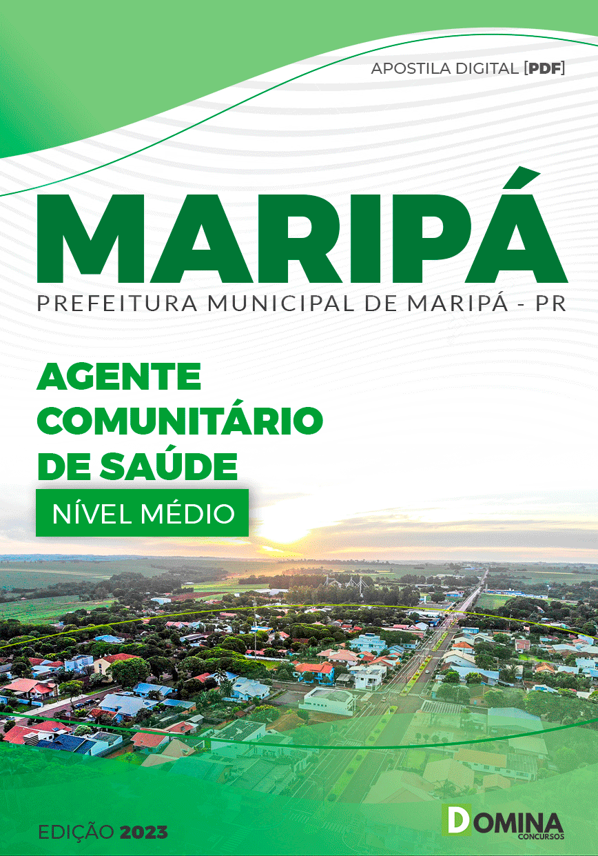 Apostila Pref Maripá PR 2023 Agente Comunitário Saúde
