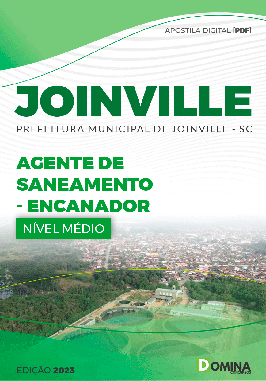 Apostila Pref Joinville SC 2023 Agente Saneamento Encanador