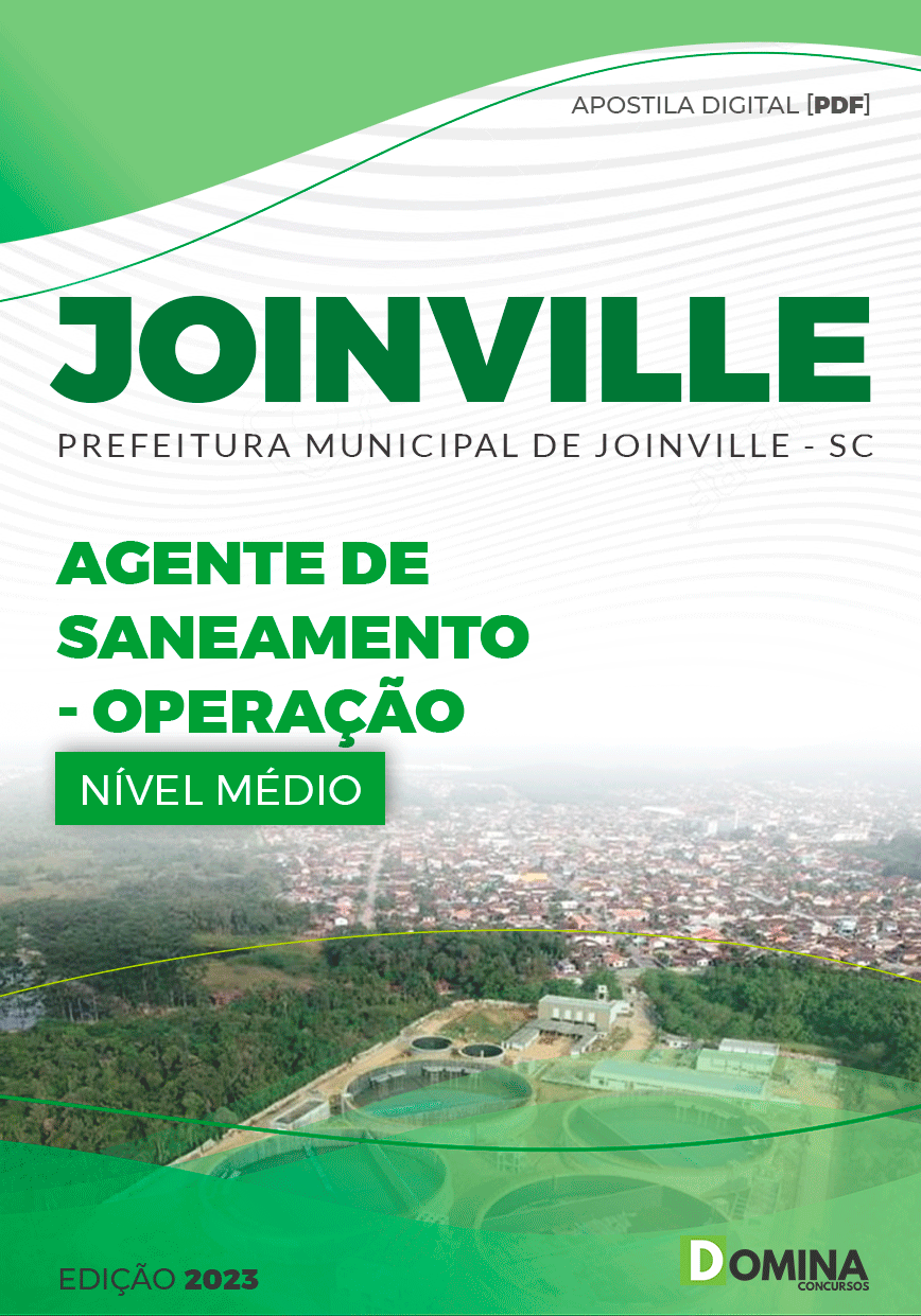 Apostila Pref Joinville SC 2023 Agente Saneamento Operação