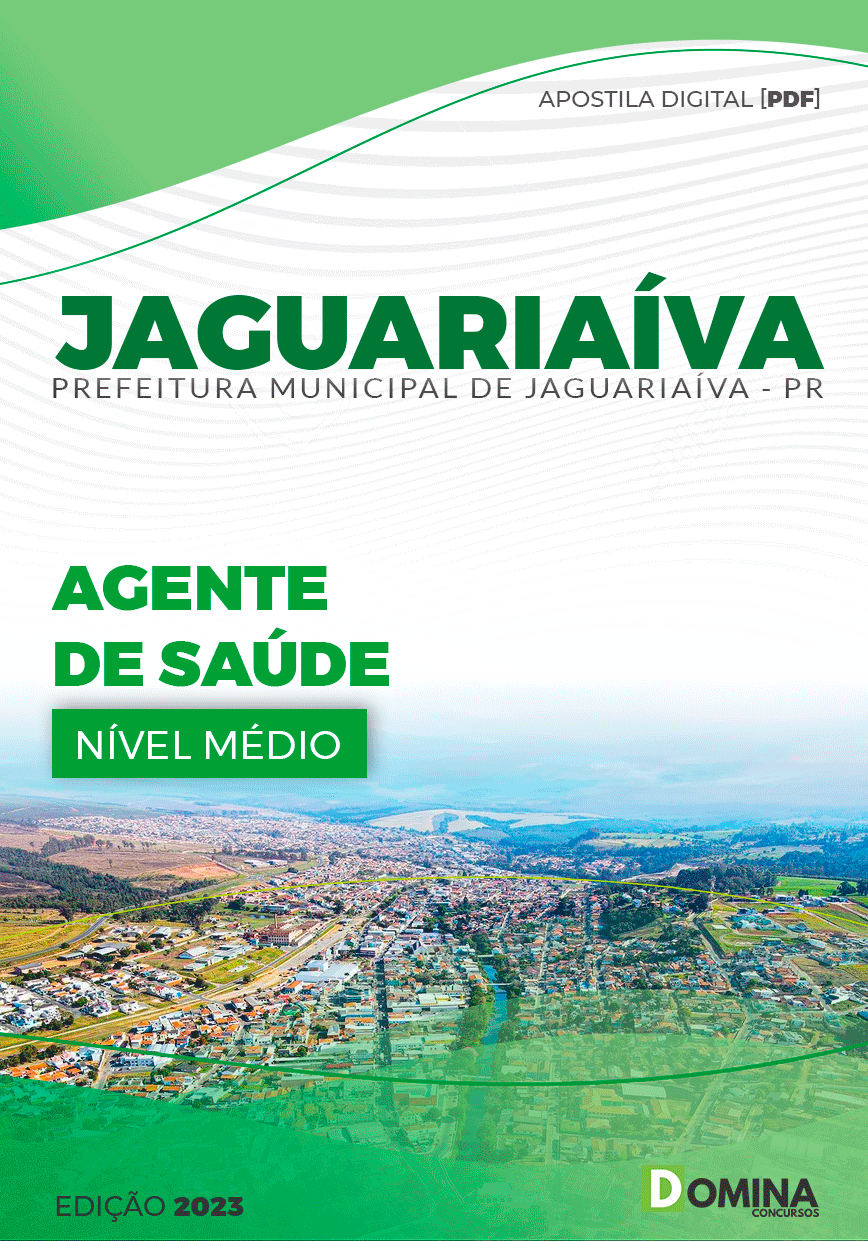 Apostila Concurso Pref Jaguariaíva PR 2023 Agente Saúde