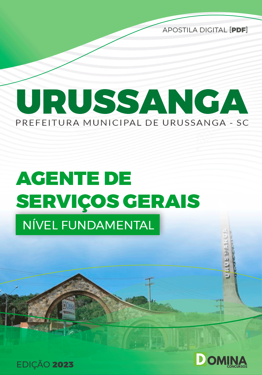 Apostila Pref Urussanga SC 2023 Agente Serviços Gerais