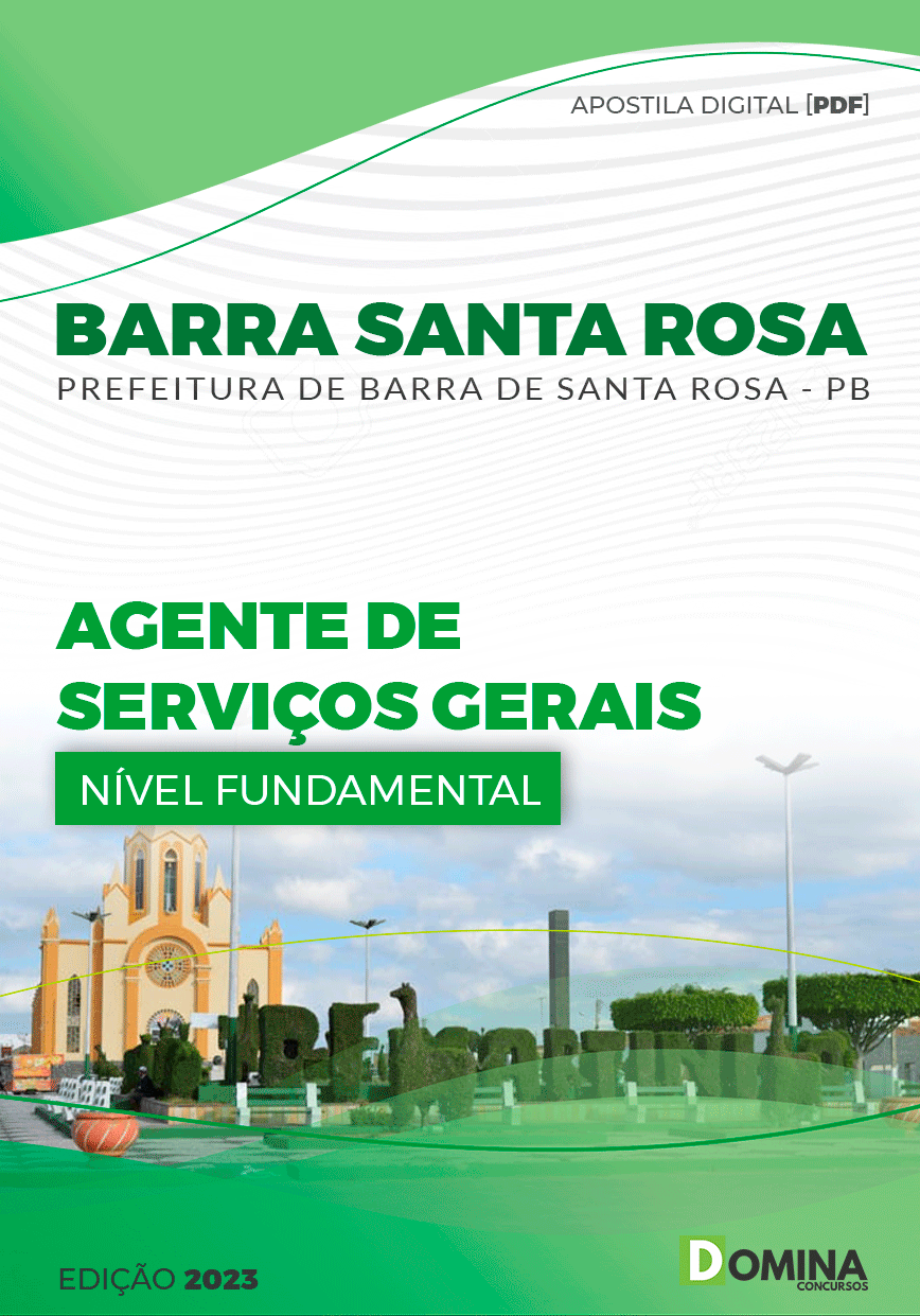 Apostila Pref Barra Santa Rosa PB 2023 Agente Serviços Gerais