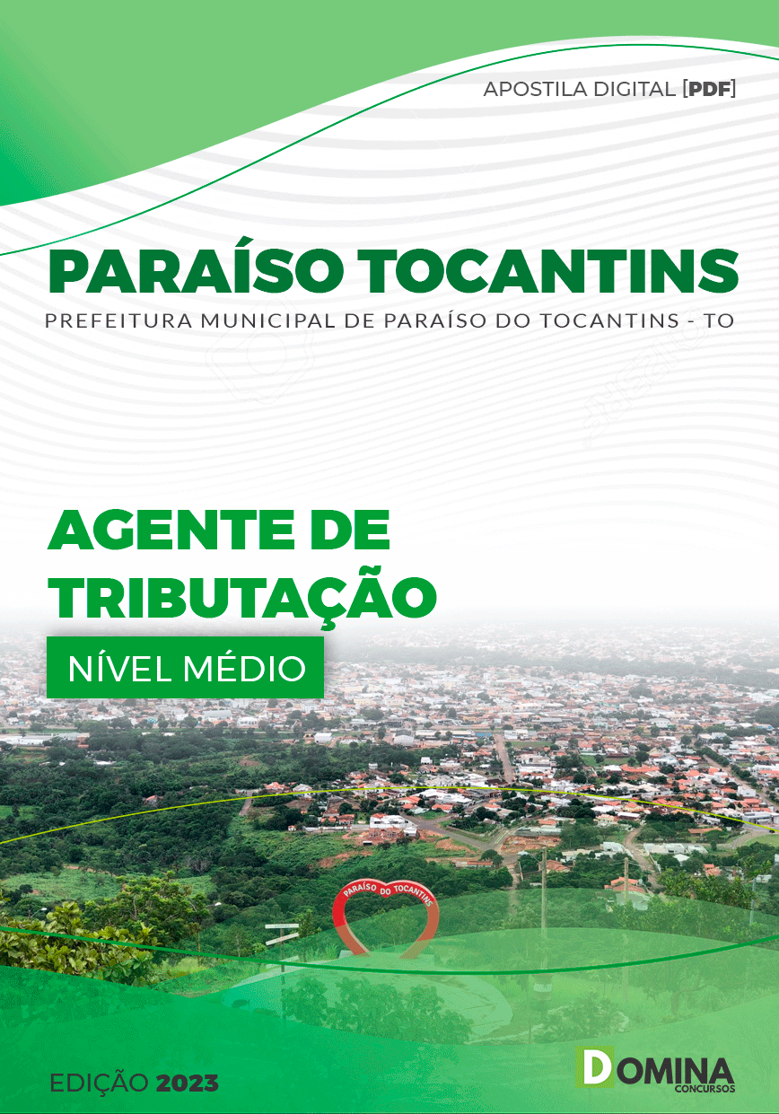 Apostila Pref Paraíso Tocantins TO 2023 Agente Tributação