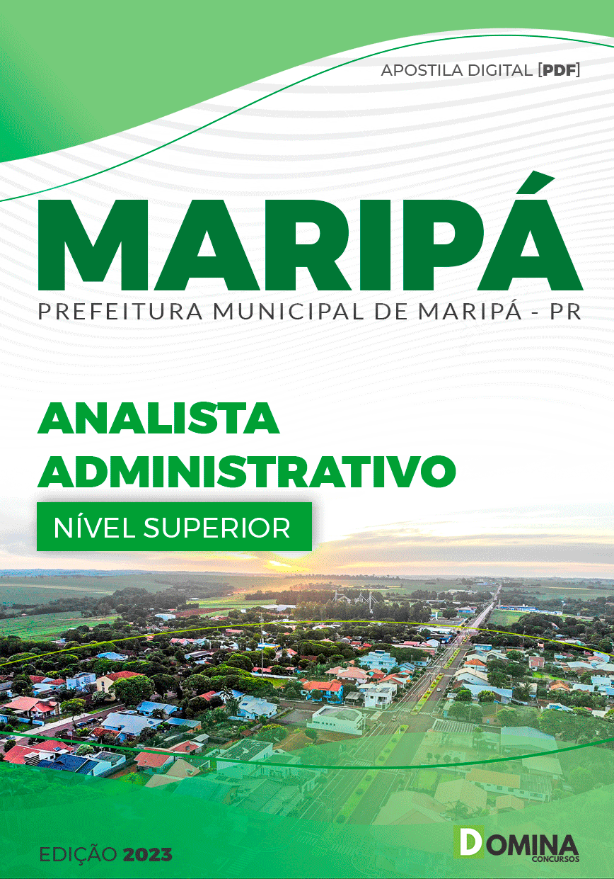 Apostila Concurso Pref Maripá PR 2023 Analista Administrativo