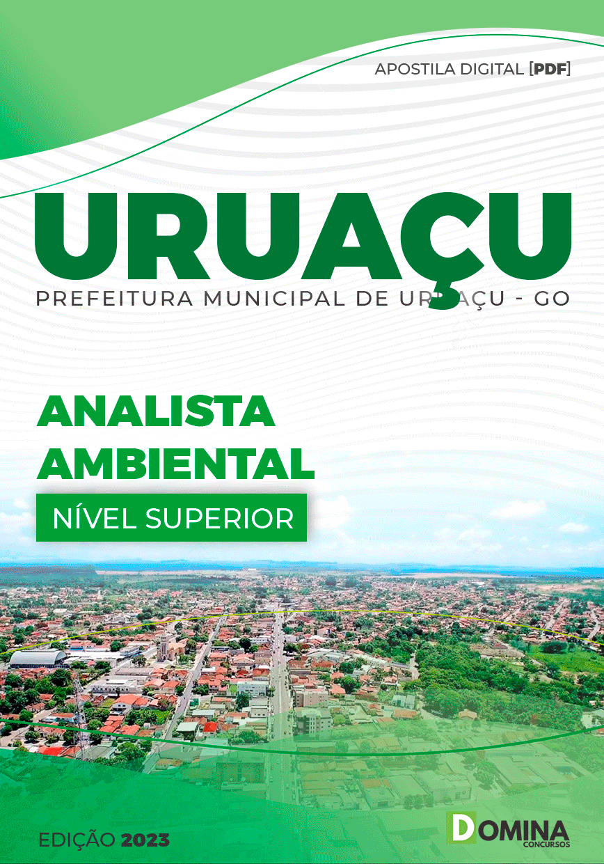 Apostila Pref Uruaçu GO 2023 Analista Ambiental