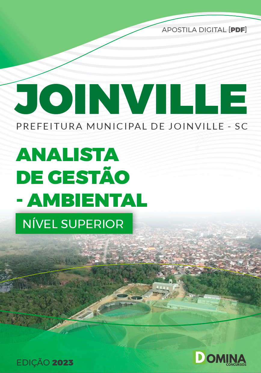 Apostila Pref Joinville SC 2023 Analista Gestão Ambiental