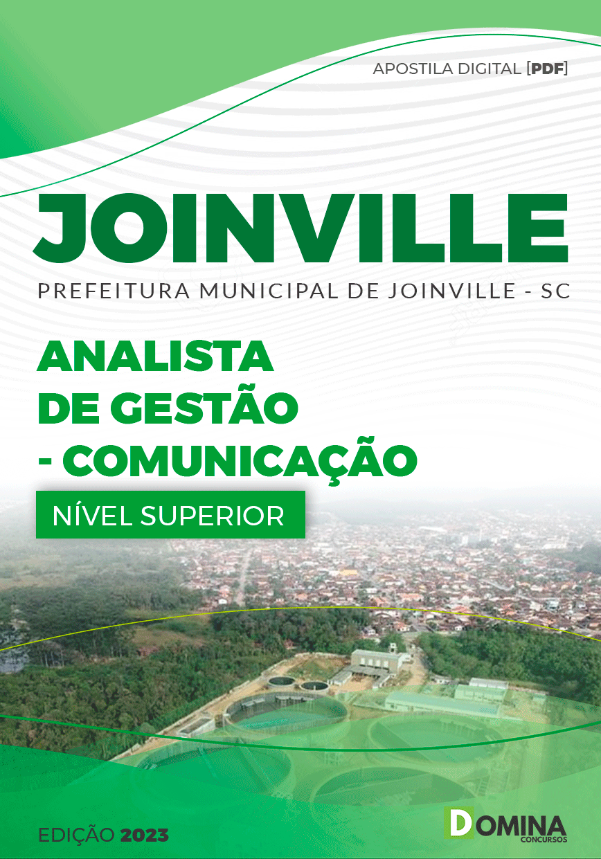 Apostila Pref Joinville SC 2023 Analista Gestão Comunicação