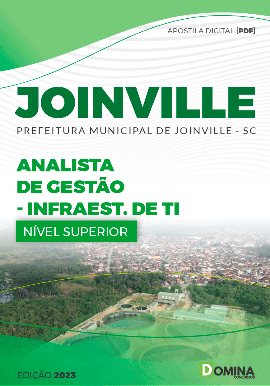 Apostila Pref Joinville SC 2023 Analista Gestão Infraestrutura de TI