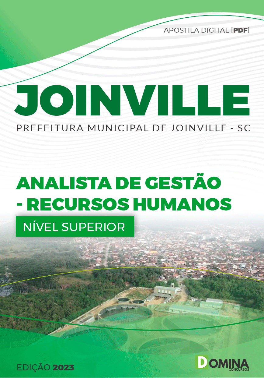 Apostila Pref Joinville SC 2023 Analista Gestão Recursos Humanos