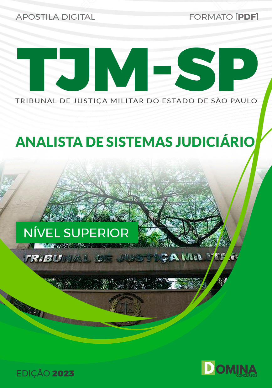 Apostila Concurso TJM SP 2023 Analista Sistemas Judiciário