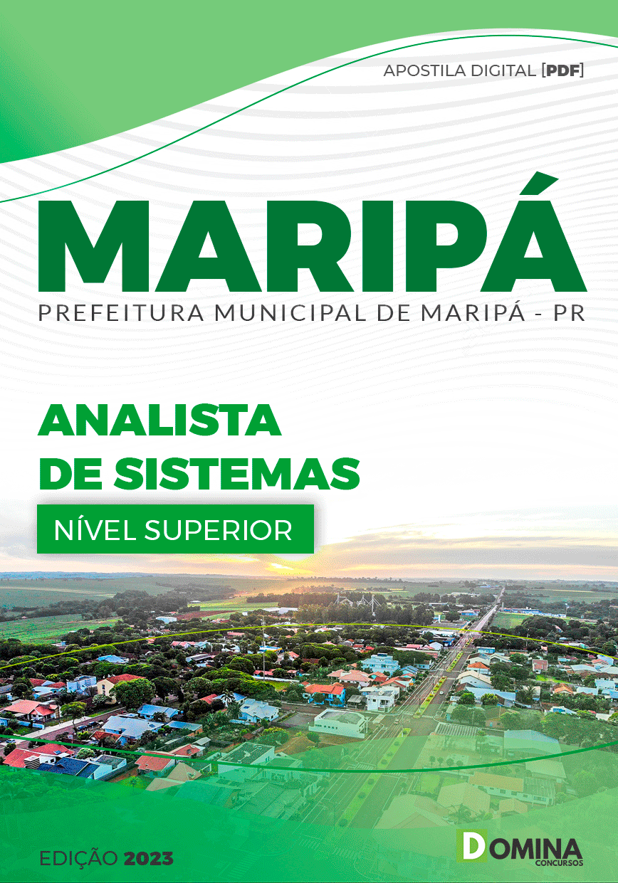 Apostila Concurso Pref Maripá PR 2023 Analista Sistemas