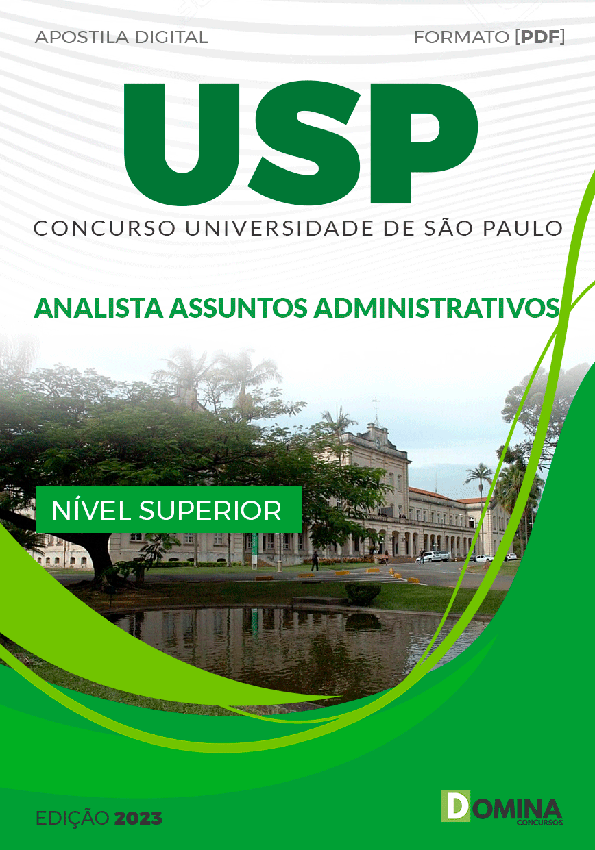 Apostila USP 2023 Analista Assuntos Administrativos
