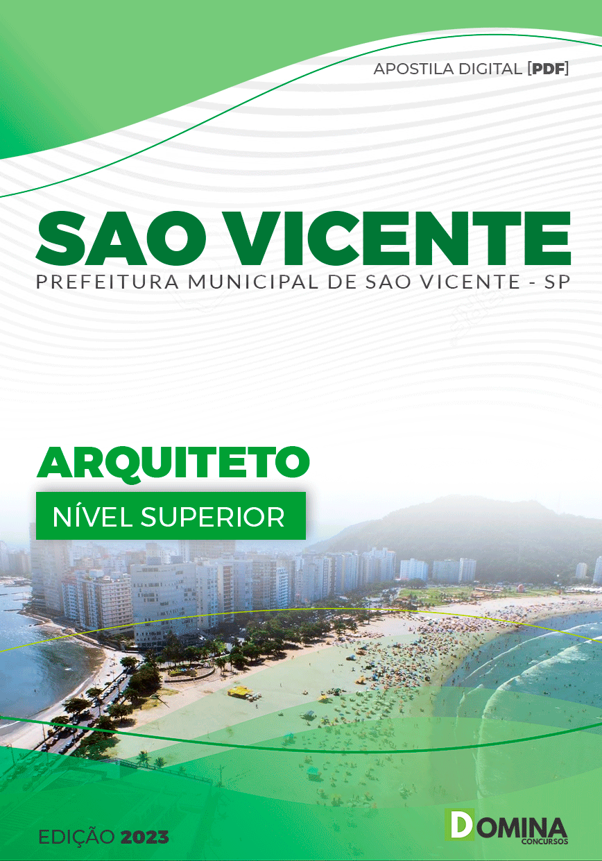 Apostila Concurso Pref São Vicente SP 2023 Arquiteto