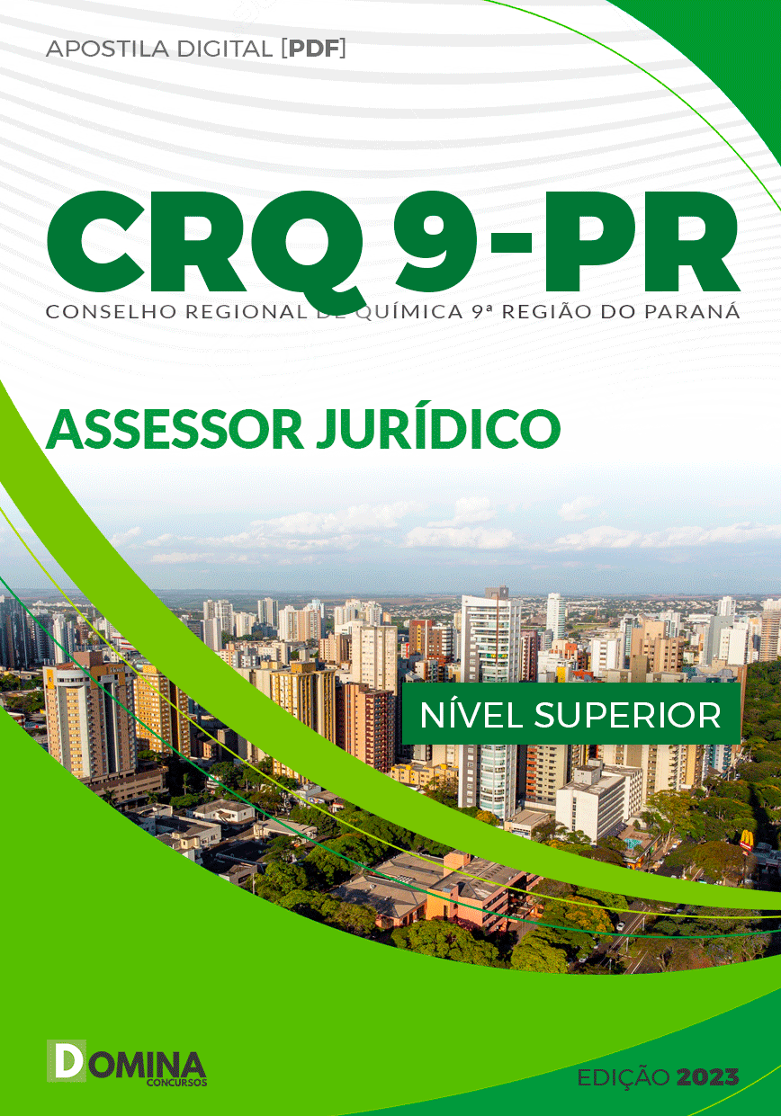 Apostila Concurso Público CRQ 9 PR 2023 Assessor Jurídico