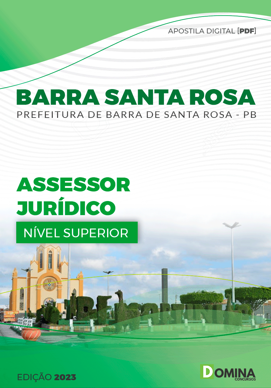 Apostila Pref Barra Santa Rosa PB 2023 Assessor Jurídico