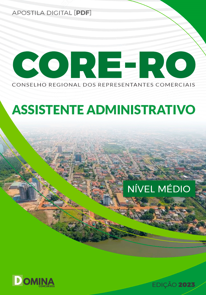 Apostila Concurso CORE RO 2023 Assistente Administrativo