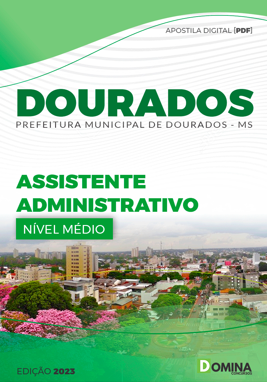 Apostila Pref Dourados MS 2023 Assistente Administrativo