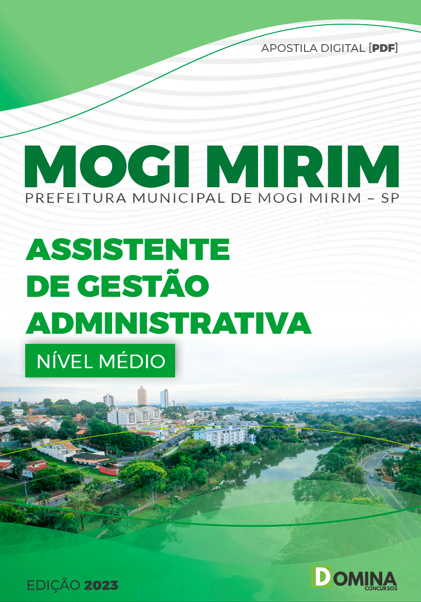 Apostila Pref Mogi Mirim SP 2023 Assistente Gestão Administrativa