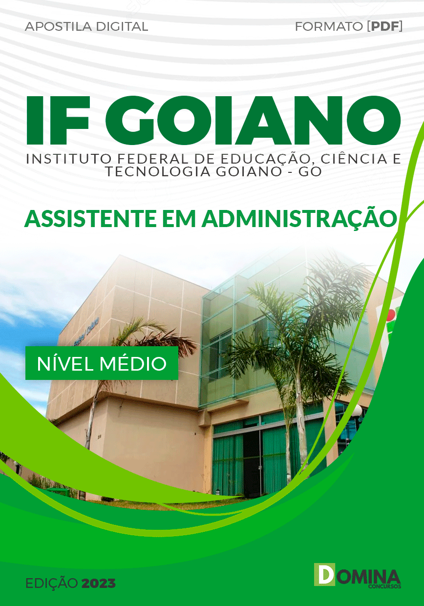 Apostila IF Goiano GO 2023 Assistente Administração