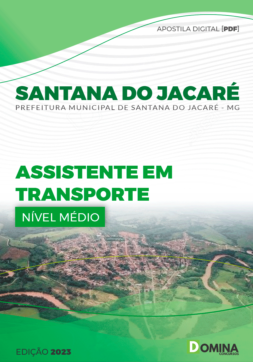 Apostila Pref Santana Jacaré MG 2023 Assistente Transporte