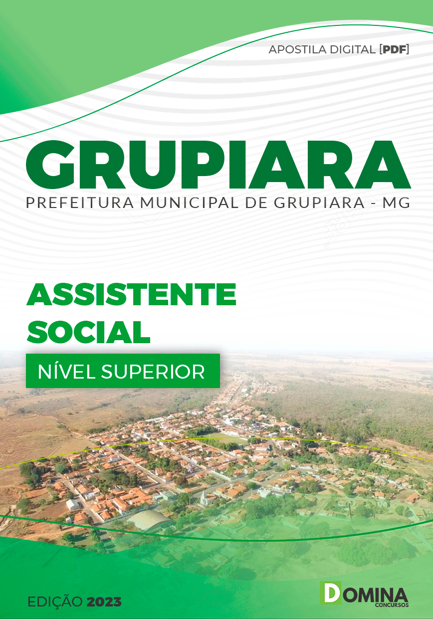 Apostila Concurso Pref Grupiara MG 2023 Assistente Social