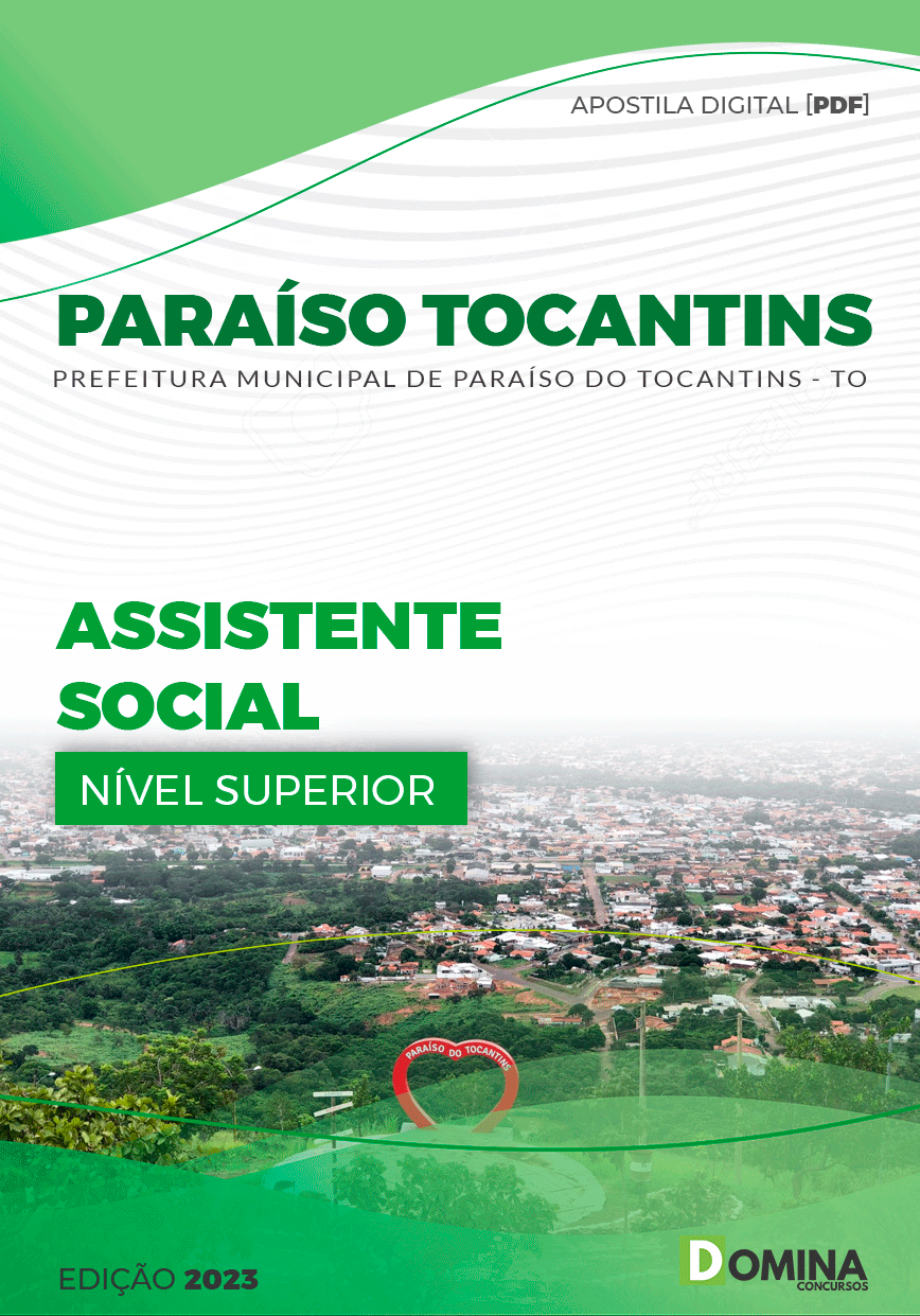 Apostila Pref Paraíso Tocantins TO 2023 Assistente Social