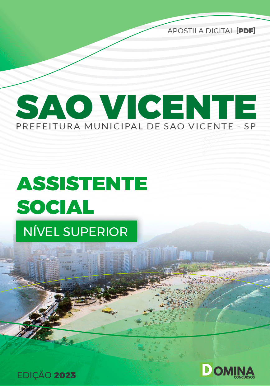 Apostila Concurso Pref São Vicente SP 2023 Assistente Social