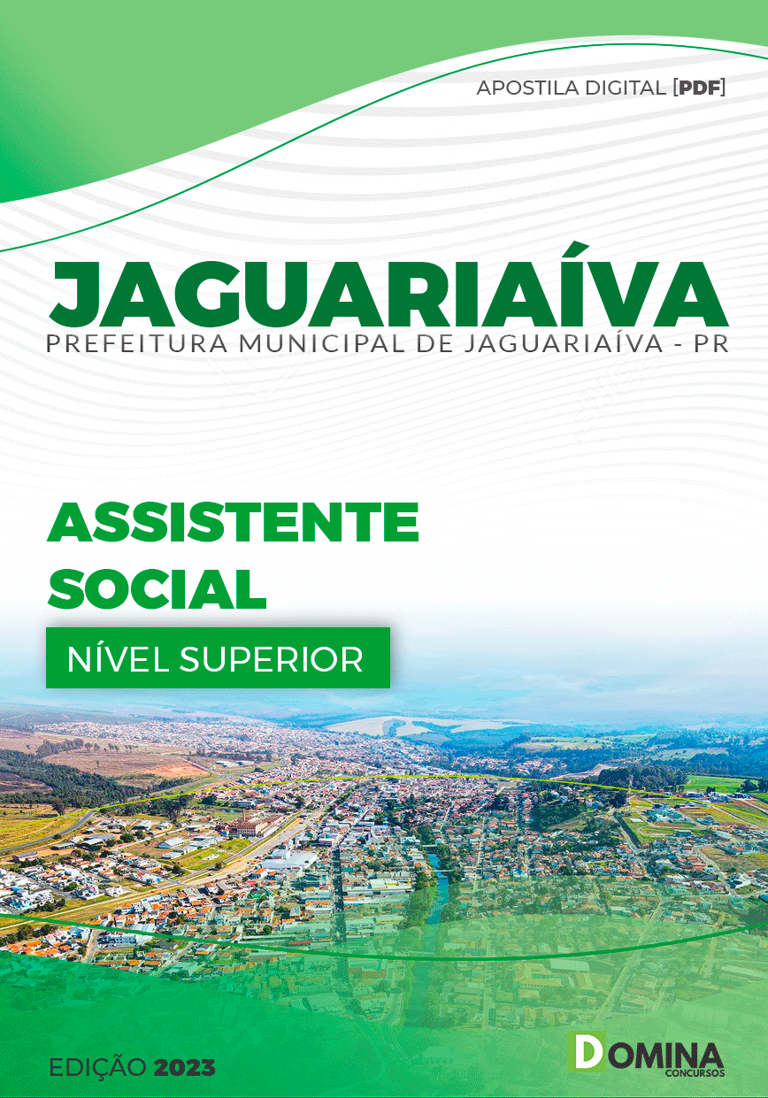 Apostila Concurso Pref Jaguariaíva PR 2023 Assistente Social
