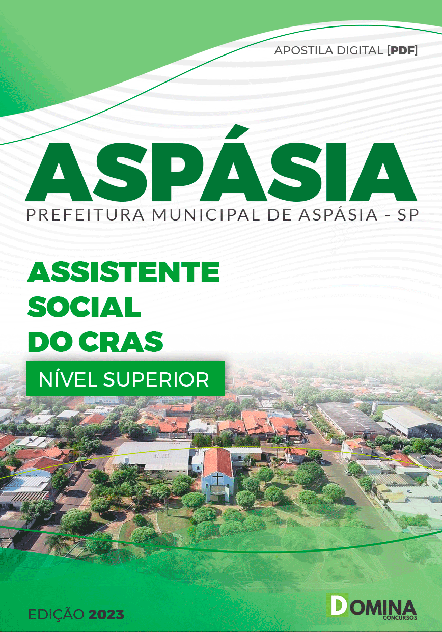 Apostila Concurso Pref Aspásia SP 2023 Assistente Social CRAS