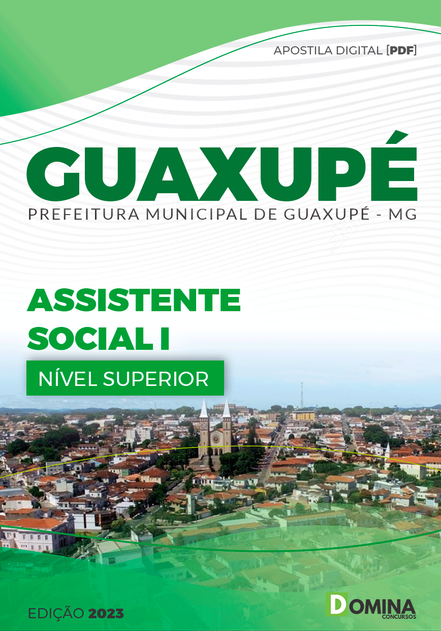 Apostila Concurso Pref Guaxupé MG 2023 Assistente Social