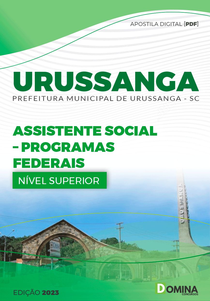 Apostila Pref Urussanga SC 2023 Assistente Sociais Programas Federais