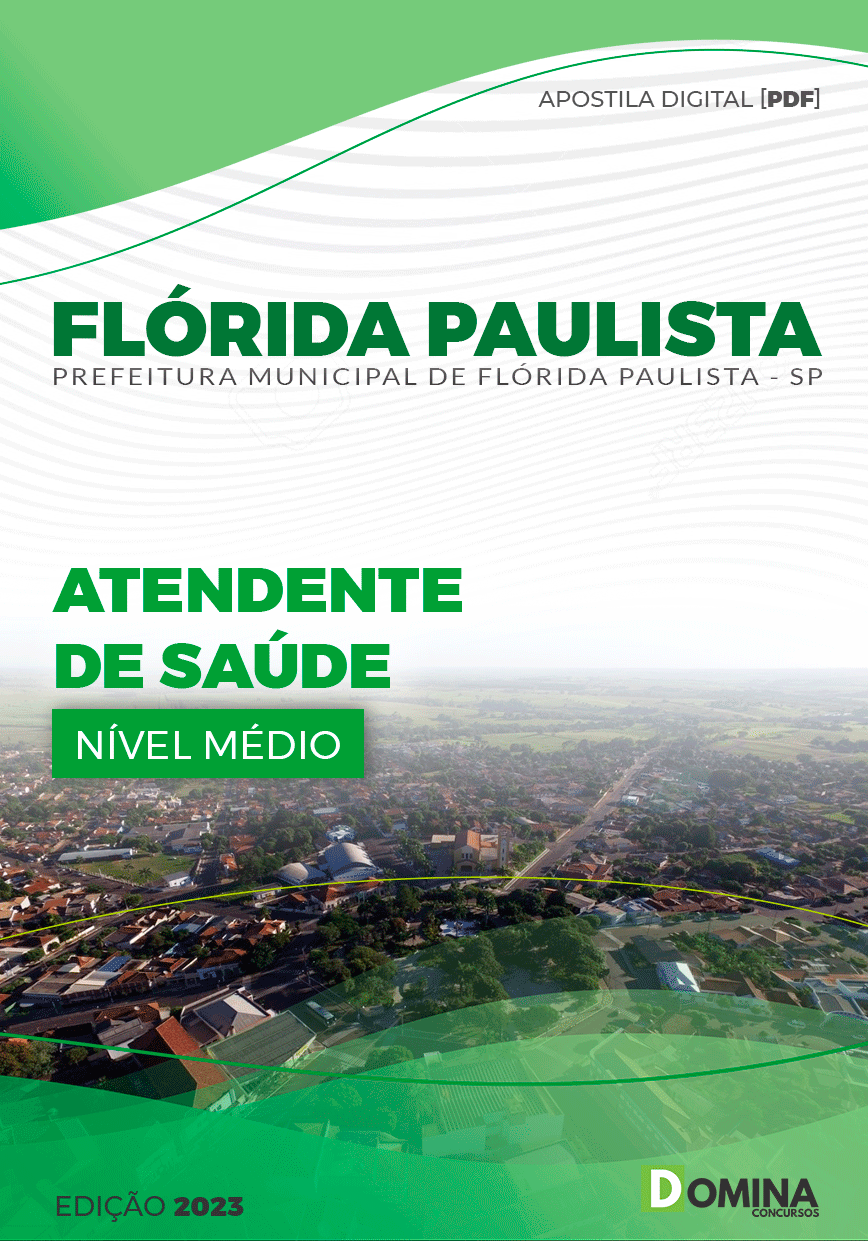 Apostila Pref Flórida Paulista SP 2023 Atendente Saúde
