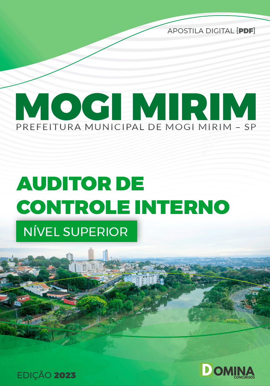 Apostila Pref Mogi Mirim SP 2023 Auditor Controle Interno