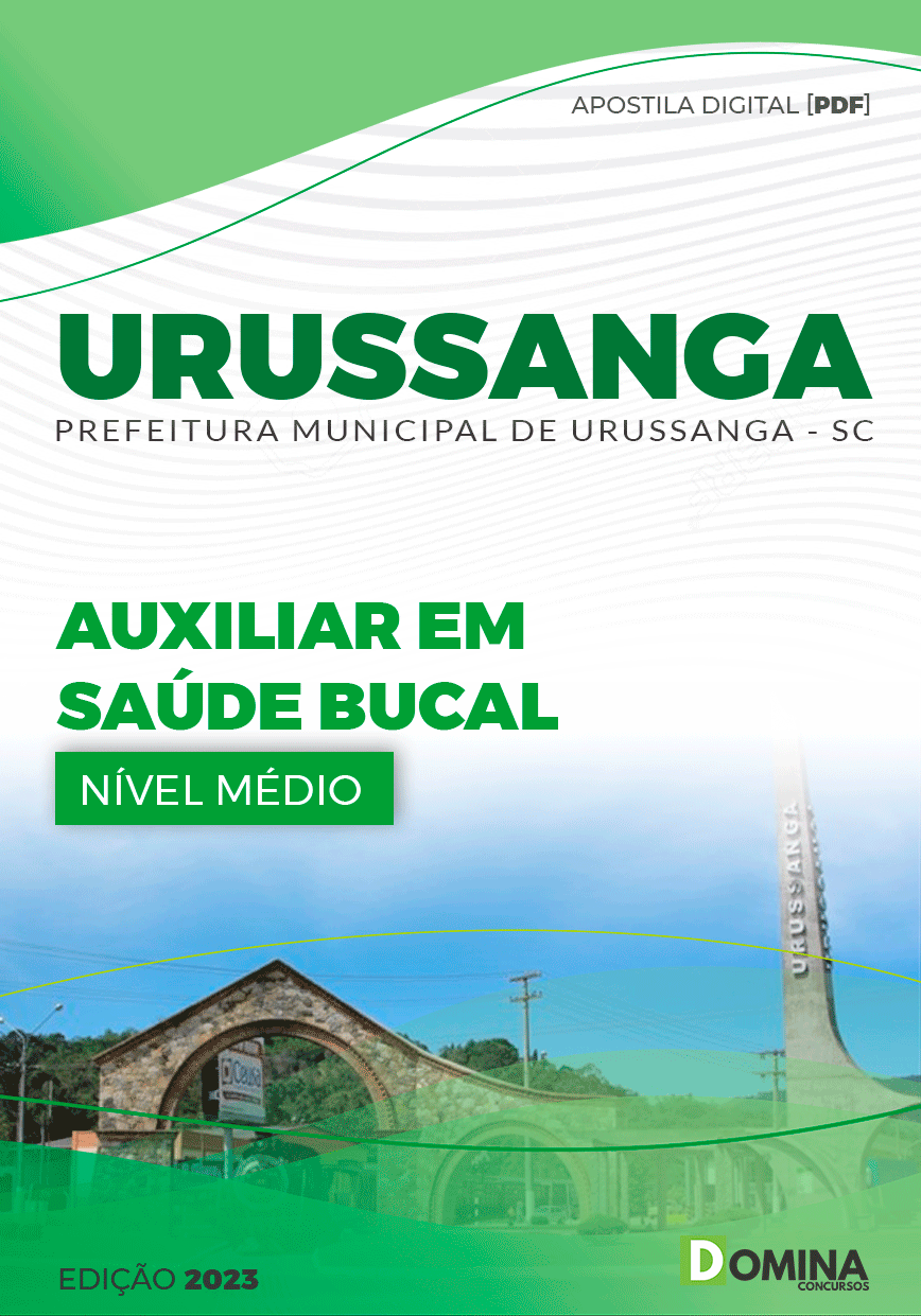 Apostila Pref Urussanga SC 2023 Auxiliar Saúde Bucal