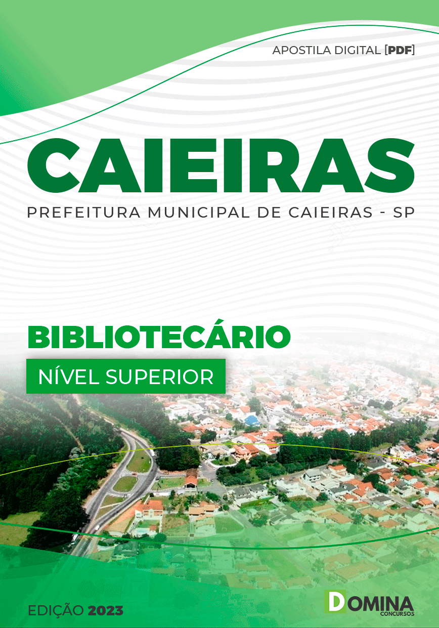 Apostila Concurso Pref Caieiras SP 2023 Bibiotecário