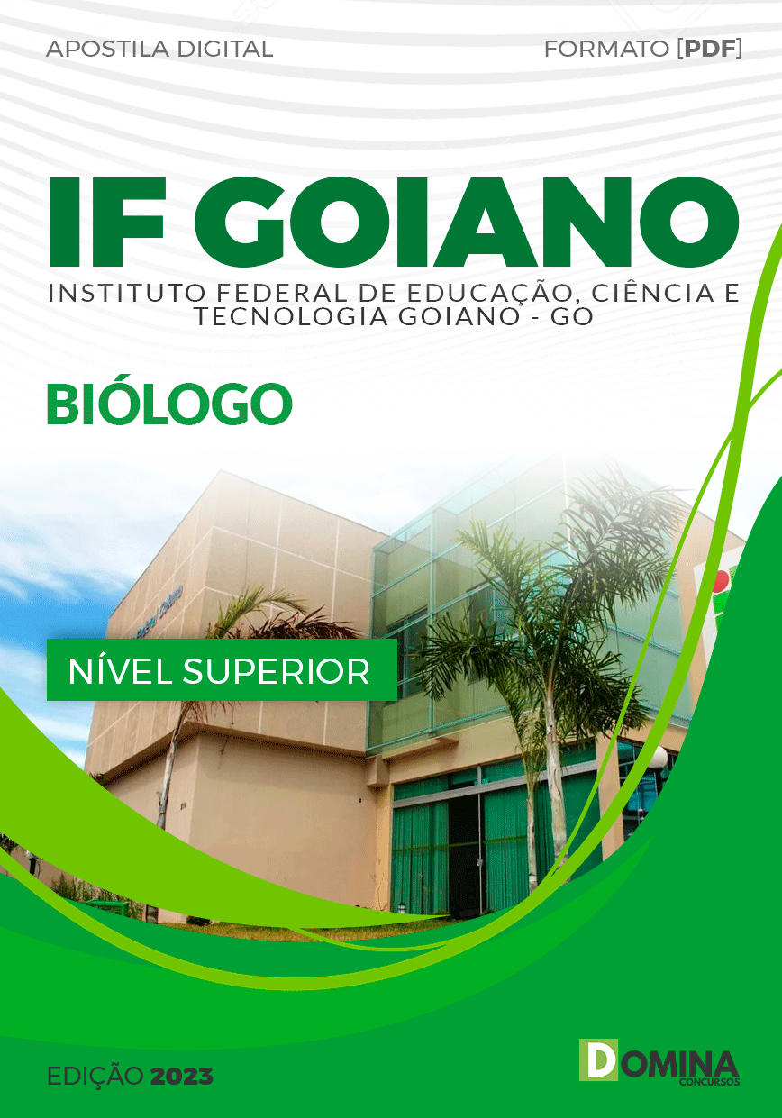 Apostila Digital Concurso IF Goiano GO 2023 Biólogo