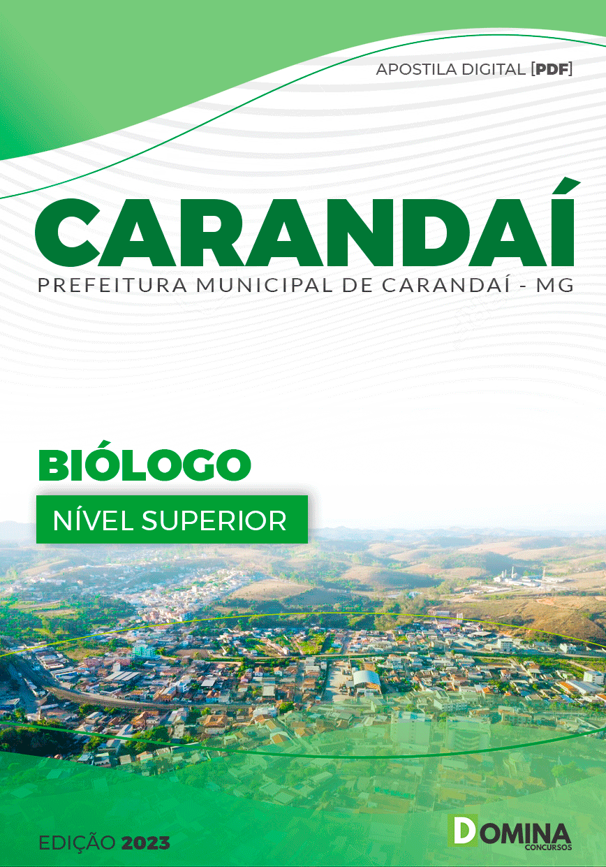 Apostila Concurso Pref Carandaí MG 2023 Biólogo