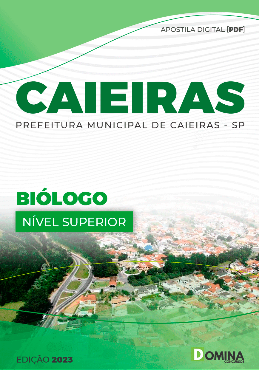 Apostila Digital Concurso Pref Caieiras SP 2023 Biólogo
