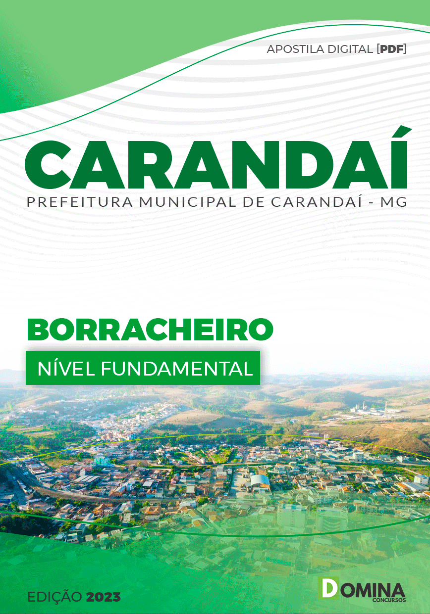Apostila Digital Pref Carandaí MG 2023 Borracheiro