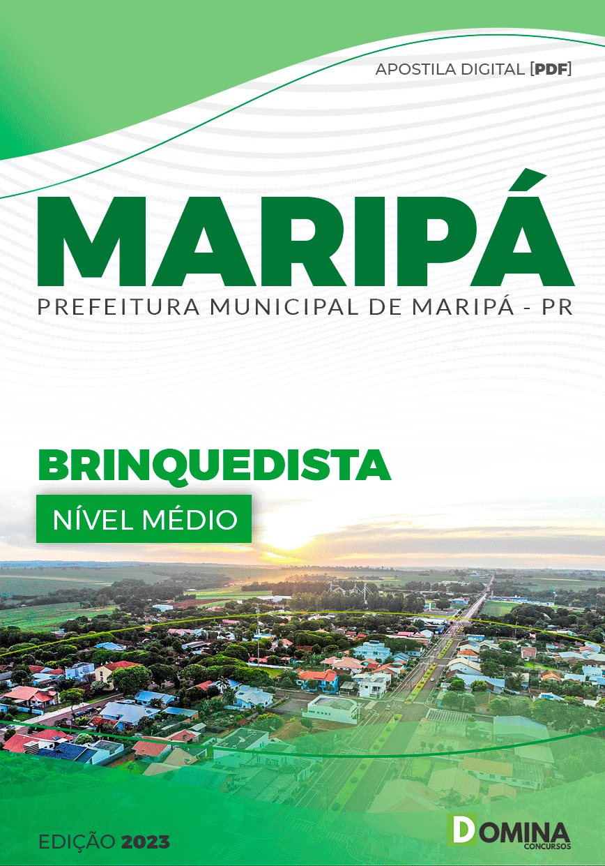 Apostila Concurso Pref Maripá PR 2023 Brinquedista