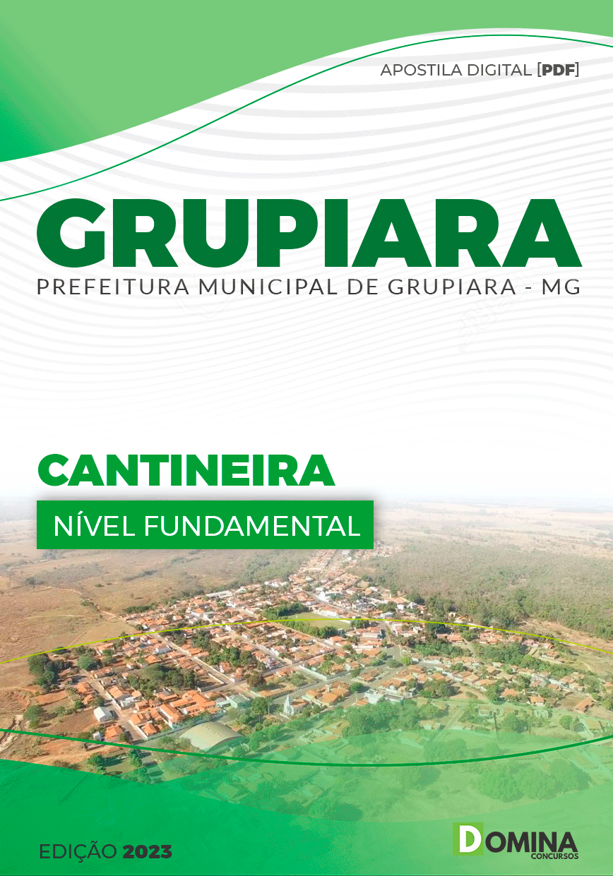 Apostila Concurso Pref Grupiara MG 2023 Cantineira