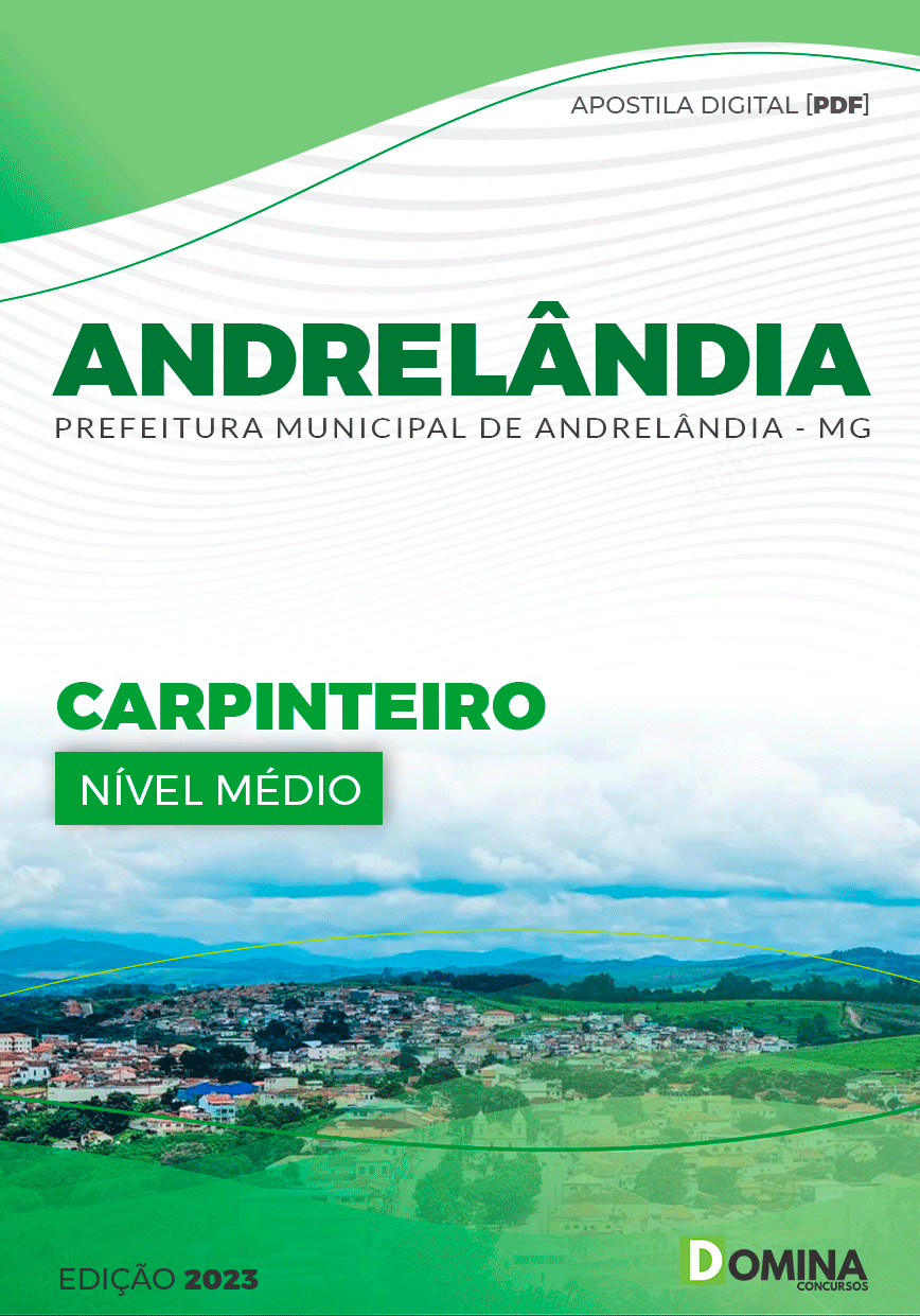 Apostila Digital Pref Andrelândia MG 2023 Carpinteiro