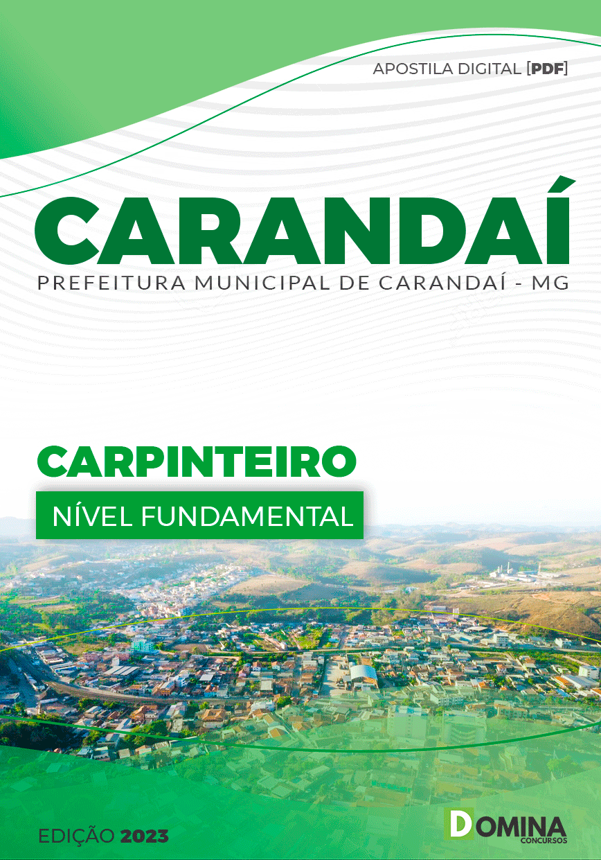 Apostila Concurso Pref Carandaí MG 2023 Carpinteiro